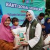 Bakti Sosial Ramadan, TP PKK Provinsi Lampung Salurkan Ratusan Paket Sembako