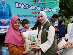 Bakti Sosial Ramadan, TP PKK Provinsi Lampung Salurkan Ratusan Paket Sembako