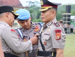 Jelang Ramadhan 1447 Hijriah, Polres Way Kanan Gelar Upacara Sertijab Wakapolres dan Kasipropam