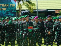 KODAM XXI/RADIN INTEN GELAR APEL SIAGA I ANTISIPASI PERKEMBANGAN SITUASI KONFLIK TIMUR TENGAH