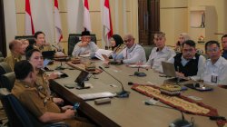 Sekdaprov Marindo Kurniawan Pimpin Rakor Bersama Pemkot Bandarlampung Susun Strategi Penanganan Banjir