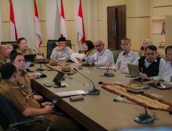 Sekdaprov Marindo Kurniawan Pimpin Rakor Bersama Pemkot Bandarlampung Susun Strategi Penanganan Banjir