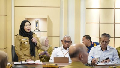 Rapat di Kantor Gubernur, Eva Dwiana Soroti Tanggung Jawab BBWS Atasi Banjir Bandar Lampung