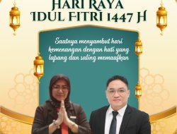 Ketua, Seketaris dan seluruh pengurus  DPC PERADI SAI Lampung Sampaikan Ucapan Selamat Idul Fitri 1447 H