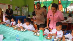 Tiga SPPG Polresta Bandar Lampung Distribusikan MBG Aman Berkualitas ke 3.906 Siswa