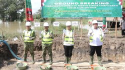Danrem 043/Gatam Hadiri Ground Breaking Jembatan Garuda, Dorong Peningkatan Ekonomi Warga Lamtim