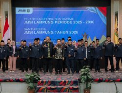 Sekdaprov Marindo Kurniawan Hadiri Pelantikan Pengurus JMSI Periode 2025–2030, Ajak Perkuat Integritas dan Kredibilitas Informasi