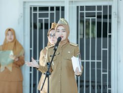 Wagub Jihan Nurlela Pimpin Apel di RSUD Bandar Negara Husada. Dorong Peningkatan Kualitas Layanan, Profesionalisme, dan Inovasi Kesehatan