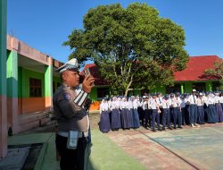 Binluh di SMP, Polisi Ingatkan Pelajar Bijak Bermedisos dan Tertib Berlalulintas