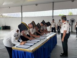 Komitmen Berantas Narkoba dan Pungli, Lapas Narkotika Bandar Lampung Tuan Rumah Apel Ikrar Bersih HALINAR
