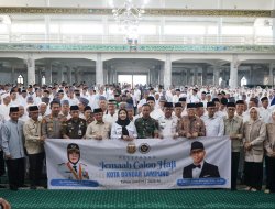 Pemkot Bandar Lampung Lepas 1.159 Calon Jemaah Haji 2026, Eva Dwiana Doakan Berangkat Sehat Pulang Mabrur