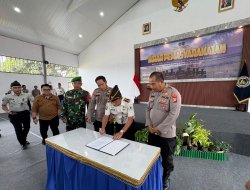 Disaksikan APH dan Stakeholder Lapas Narkotika Bandar Lampung Laksanakan Ikrar Pemasyarakatan Bersih dari Halinar
