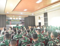 Jaga Disiplin-Cegah Pelanggaran, Prajurit dan PNS Korem 043/Gatam Ikuti Penyuluhan P4GN
