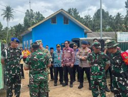 Dansat Brimob Hadiri Upacara Penutupan TMMD Ke-128 TA 2026