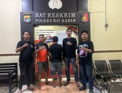 Curi 34 Tandan Buah Sawit, Pria Asal Dewa Agung Diamankan Polres Way Kanan