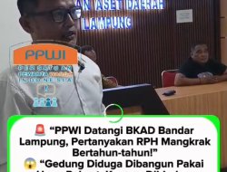 PPWI Datangi BKAD Bandar Lampung, Pertanyakan RPH Way Laga yang Mangkrak Bertahun-tahun
