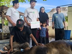 Penuh Kebersamaan, Masjid Al Iman Bandar Lampung Laksanakan Prosesi Qurban 1447 H