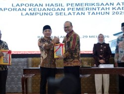 Konsistensi Satu Dekade, Lampung Selatan Kembali Pertahankan Opini WTP ke-10 dari BPK