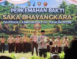 Pertikarada III Lampung Resmi Dibuka di Pringsewu, 345 Pramuka Saka Bhayangkara Ikuti Aksi Sosial hingga Penghijauan