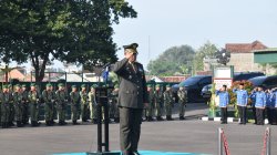 Perkuat Nilai Kebangsaan dan Jaga Keutuhan NKRI, Korem 043/Gatam Gelar Upacara Hari Lahir Pancasila 2026