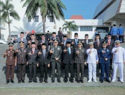 Pemprov Lampung Gelar Upacara Peringatan Hari Lahir Pancasila, Bertindak sebagai Inspektur Upacara Pangdam XXI/Radin Inten Mayor Jenderal TNI Kristomei Sianturi