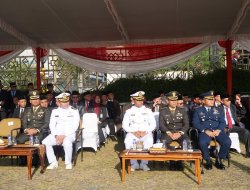 Kasrem 043/Gatam Hadiri Upacara Hari Lahir Pancasila 2026 di Lampung, Tegaskan Pancasila sebagai Fondasi Perdamaian Dunia