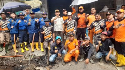 Pasar BK dan SMEP Ditata, Pemkot Bandar Lampung Bersihkan Drainase dan Sterilkan Trotoar