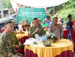 Kasrem 043/Gatam Pimpin Ground Breaking Pembangunan 30 Jembatan Perintis Garuda Tahap V dan VI Di Provinsi Lampung