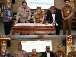 Polresta Bandar Lampung, RSUDAM dan BAZNAS Lampung Teken MoU Pelayanan Visum Gratis Bagi Korban Tidak Mampu
