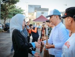 Pimpin Gotong Royong Bersih-Bersih Pasar, Wagub Jihan Bangun Kesadaran Kolektif Hadapi Perubahan Iklim