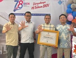 Pemprov Lampung Raih Penghargaan Adhi Manawa Nugraha Madya dari BKN