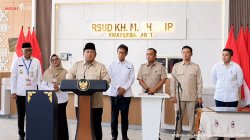 Gubernur Lampung Dampingi Presiden Resmikan RS KH M Tohir Di Kabupaten Pesisir Barat