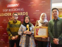 Wali Kota Bandar Lampung Raih Penghargaan Disway Top Regional Leader Awards 2026