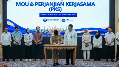 Pengukuhan APPDBGI Lampung, Gubernur Mirza Dorong MBG sebagai Pengungkit Ekonomi Desa