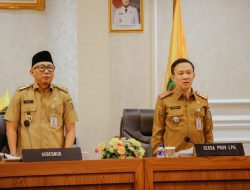 Gubernur Mirza Pimpin Rakor Sekda se-Lampung, Perkuat Sinergi dan Tata Kelola Pemerintahan