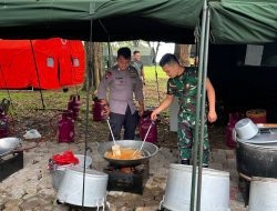 PERSONEL SATBRIMOB POLDA LAMPUNG IKUTI LATGABMA MALINDO DARSASA 12AB/2026 DI PANTAI PURI GADING