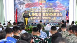 PERKUAT SINERGI PENANGGULANGAN BENCANA, ASOPS PANGLIMA TNI TUTUP LATGABMA MALINDO DARSASA 12 AB/2026 DI LAMPUNG