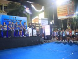 Meriahkan Hari Bhayangkara ke-80, Kapolda Lampung Buka dan Lepas Ribuan Peserta Bhayangkara Run