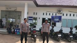 Tingkatkan Kamtibmas, Polsek Way Tuba Intensifkan Patroli di Stasiun Kereta Api