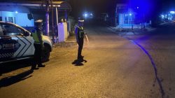 Tingkatkan Keamanan dan Keselamatan, Sat Lantas Polres Way Kanan Gelar Patroli Blue Light