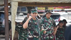 Danrem 043/Gatam Pimpin Aksi Bersih Pasar Cendrawasih Sambut HUT Ke-1 Kodam XXI/Radin Inten
