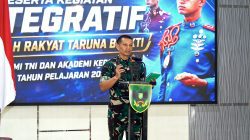 Danrem 043/Gatam Terima Taruna Akademi TNI dan Akpol dalam Kegiatan Integratif Bhakti Sekolah Rakyat Tahun 2026
