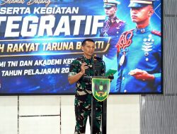Danrem 043/Gatam Terima Taruna Akademi TNI dan Akpol dalam Kegiatan Integratif Bhakti Sekolah Rakyat Tahun 2026