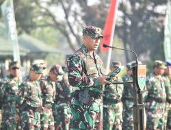 Danrem 043/Gatam Motivasi Kontingen Balakrem dan Yonif 143/TWEJ pada Pembukaan Lomba Binsat Kodam XXI/Radin Inten