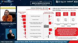 BPS Provinsi Lampung Ungkap Capaian Positif Lampung: Kemiskinan Turun, Inflasi Terkendali, Ekonomi Terus Tumbuh