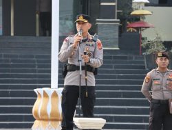 Apel Perdana: Kapolres Way Kanan Tekankan Soliditas, Disiplin, hingga Cek Randis dan Senpi Dinas