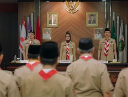 Wagub Jihan Kukuhkan Pengurus Mabigus dan Pembina Gudep UIN Raden Intan, Dorong Pramuka Perkuat Karakter Generasi Muda