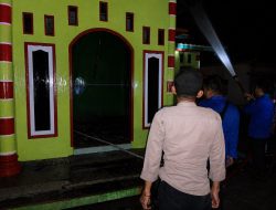 RESPON CEPAT LAYANAN 110, POLRES WAY KANAN DATANGI TKP KEBAKARAN RUMAH WARGA