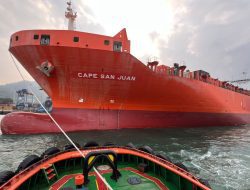 MV Cape San Juan Sandar di Pelabuhan Panjang, Pelindo Dukung Super Garuda Shield 2026