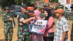 Kasrem 043/Gatam Dampingi Kasdam XXI/RI Tutup TMMD ke-129 di Bandar Lampung